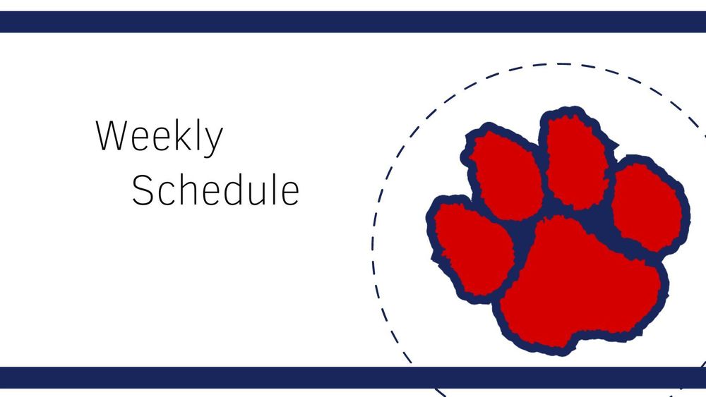 Weekly Schedule 11.28.2022