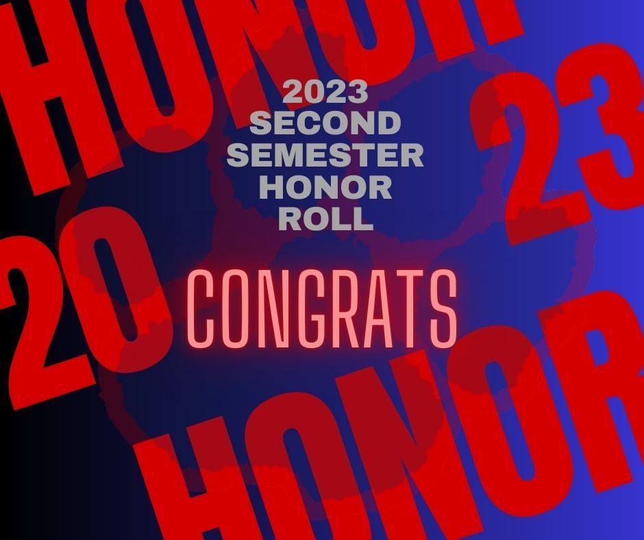 2023 Honor Roll-2nd Semester