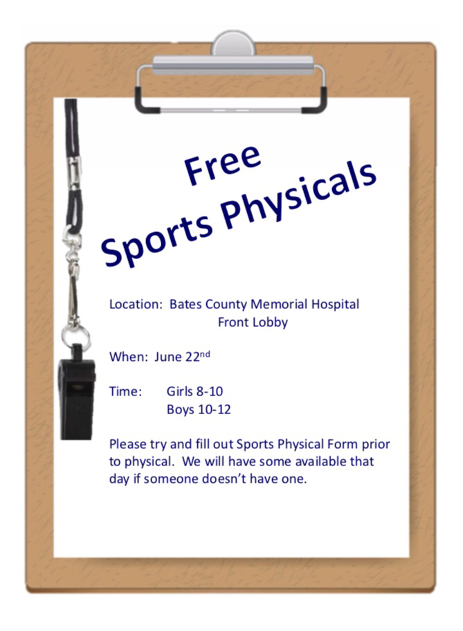 Free Sports Physicals