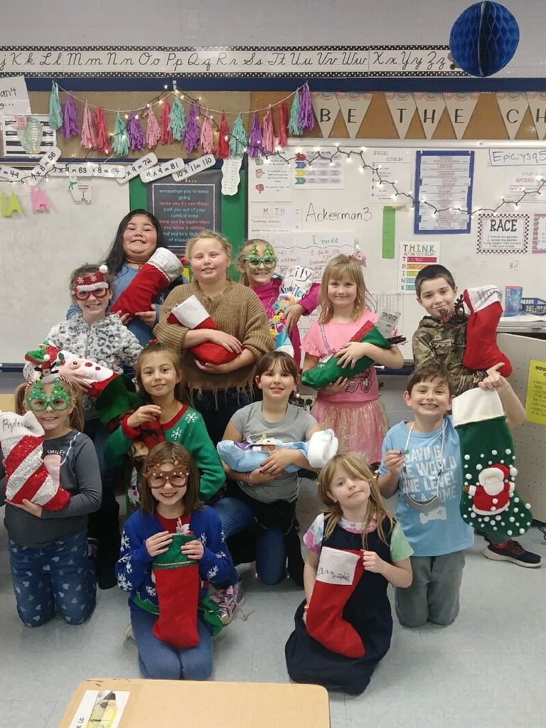 Merry Christmas from Ms. Ackerman's 3rd grade class! We hope everyone has a wonderful break! 