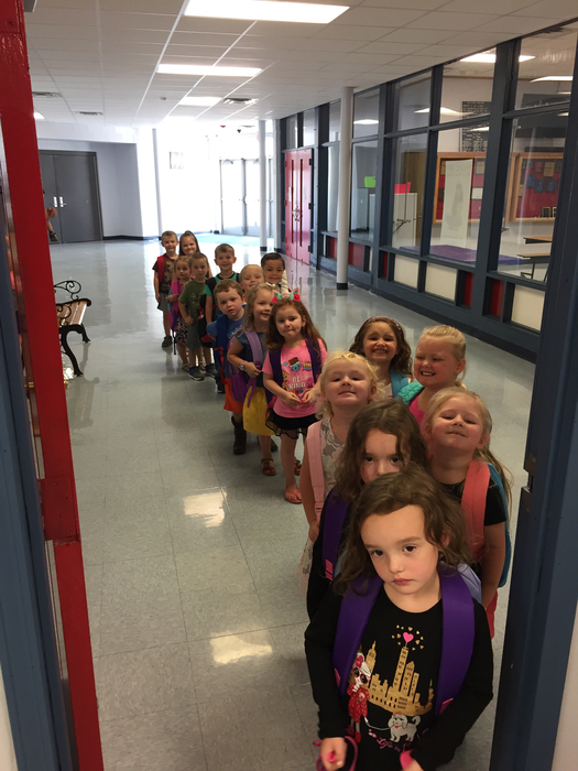 Miss Brodi’s afternoon class...ready for their first day!