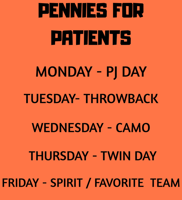 Pennies For Patients Week