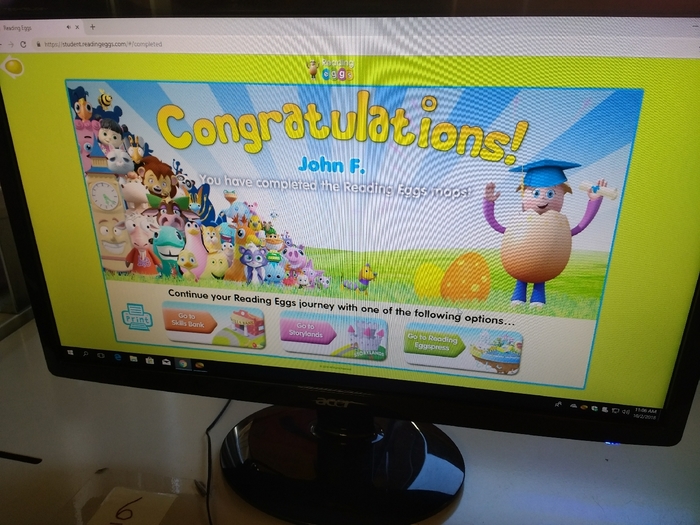 Congratulations John F.!