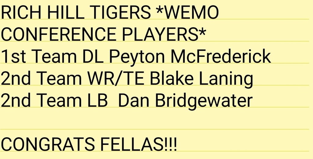 WEMO All-Conference Football