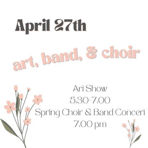 art, band & choir show